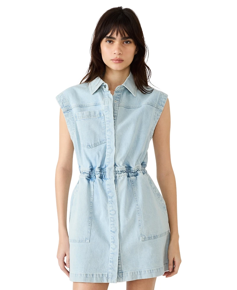 Steve Madden Women's Robbie Sleeveless Denim Dress