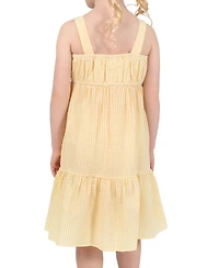 Rare Editions Girls' 2T-6X Embroidered Dress and Lemon Slice Purse
