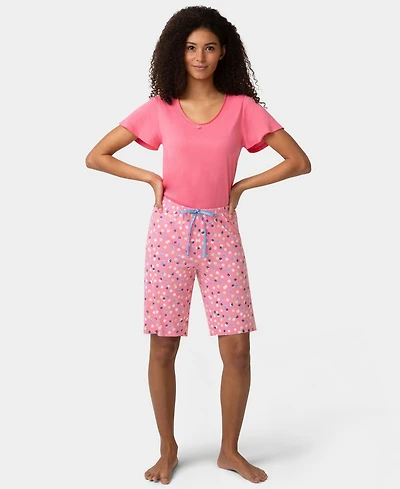 Hue Women's Chalk Dot Pj Bermuda