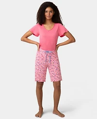 Hue Women's Chalk Dot Pj Bermuda
