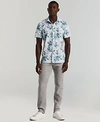 Perry Ellis Men's Magnolia Leaf Print Shirt