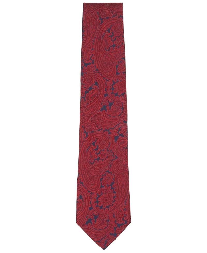 B by Brooks Brothers Men's Classic Satin Paisley Tie