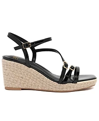 Jones New York Women's Harisyn Round Toe Wedge Sandals