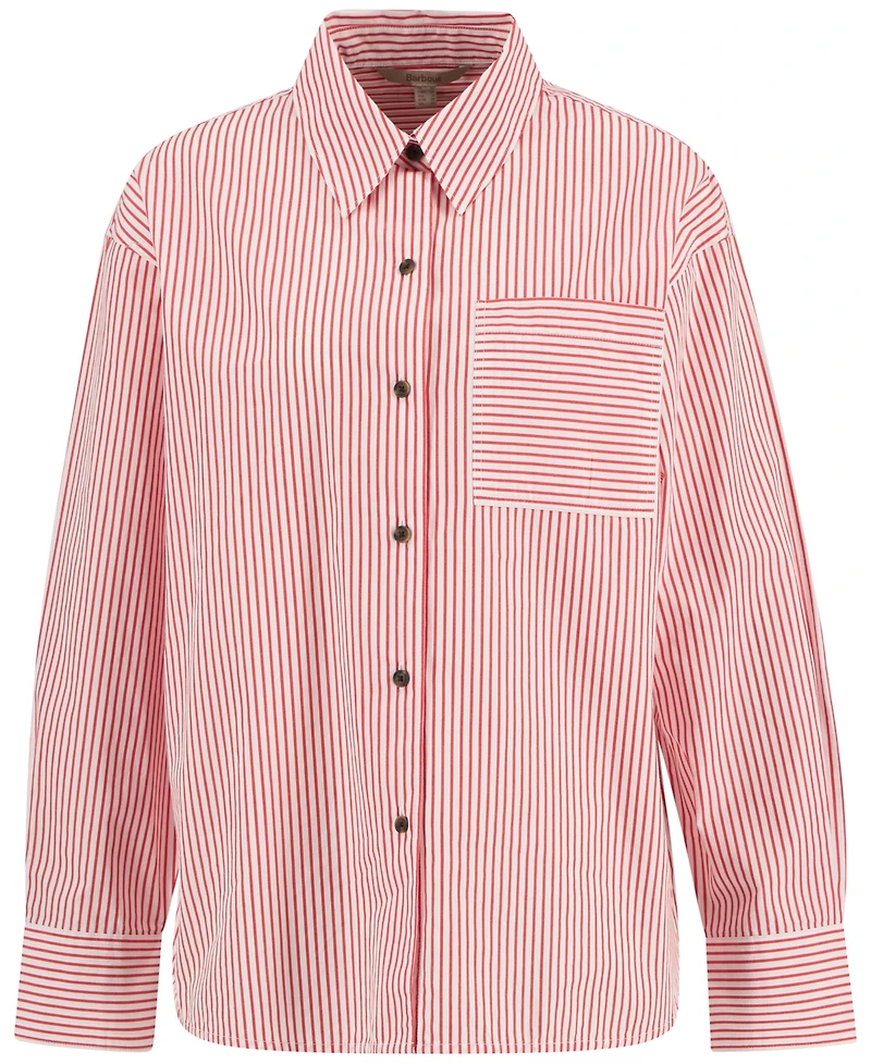 Barbour Women's Long-Sleeve Polly Striped Shirt