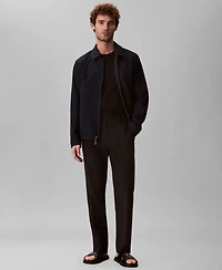 Calvin Klein Men's Seersucker Blouson Jacket