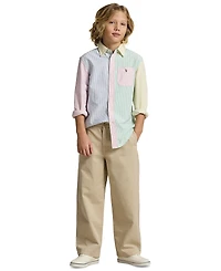 Polo Ralph Lauren Boys' 8-20 Long-Sleeve Oxford Fun Shirt