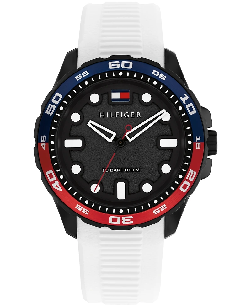 Tommy Hilfiger Men's Quartz Silicone Strap Watch