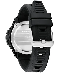 Tommy Hilfiger Men's Quartz Black Silicone Strap Watch, 40mm