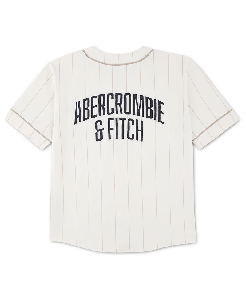 abercrombie kids Boys' Baseball Piping T-Shirt