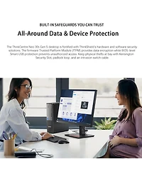 Lenovo ThinkCentre Small Form Factor Business Desktop, Intel Core i7-13620H, 32GB DDR5, 1TB Ssd, Wired Kb & Mouse, Windows 11 Pro