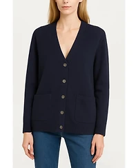 Nocturne Women's Button-Up Fleece Sweatshirt