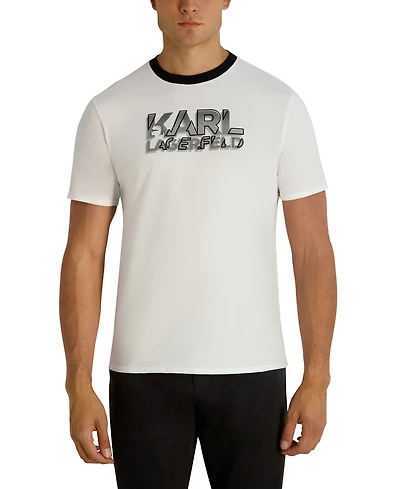 Karl Lagerfeld Paris Men's Crewneck T-Shirt
