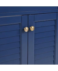 Sillysis 36" Bathroom Vanity with Ceramic Sink, Solid Wood Frame, Flip-Top and Drawer Storage, Adjustable Shelves