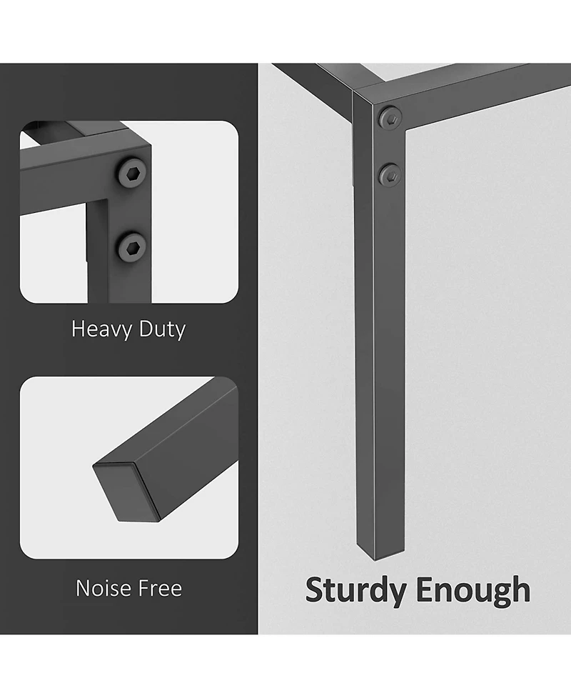 Gaomon Queen Metal Platform Bed Frame- No Box Spring Needed- Heavy Duty Steel Slats- Easy Assembly