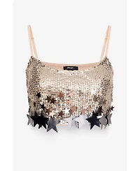 Nasty Gal Women's Embellished Star Trim Bralet