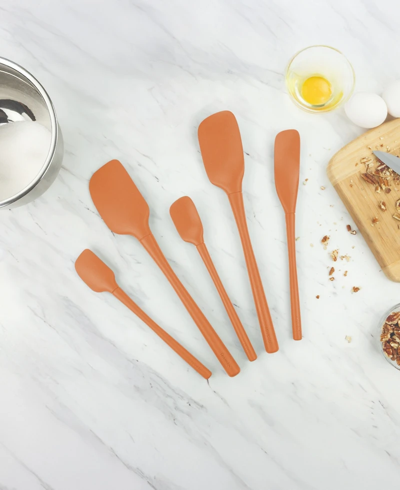 Tovolo Flex-Core 5-Pc. All Silicone Spatula Set