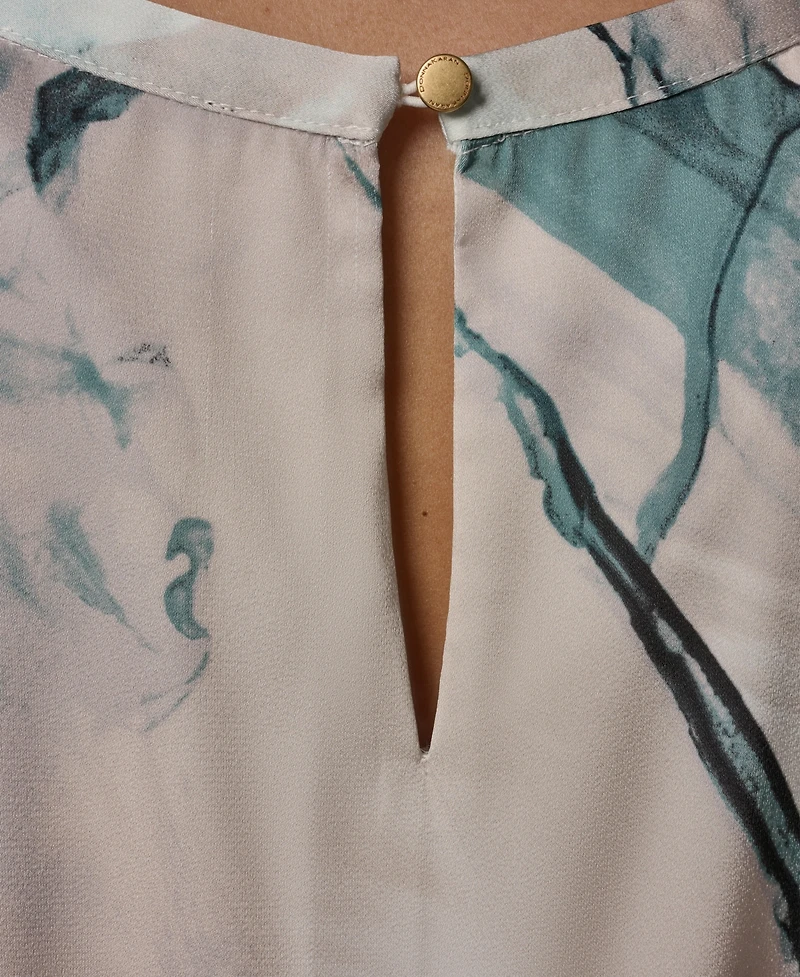 Donna Karan New York Women's Short-Sleeve Crew Neck Top