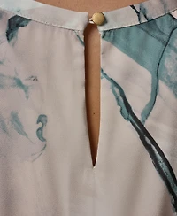 Donna Karan New York Women's Short-Sleeve Crew Neck Top