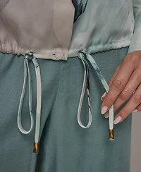 Donna Karan New York Women's Long-Sleeve Collared Neck Shirt