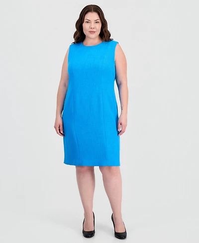 Kasper Plus Sleeveless Sheath Dress