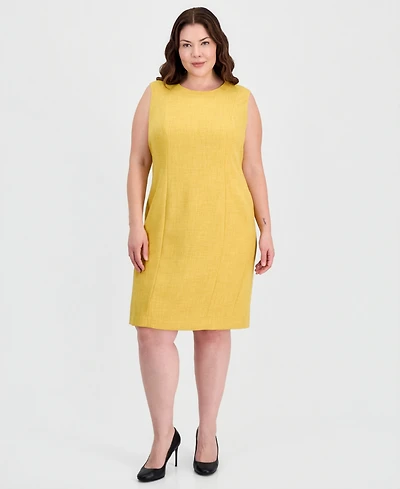 Kasper Plus Sleeveless Sheath Dress