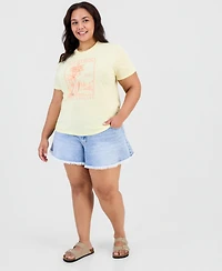 Rebellious One Trendy Plus California Sequin Graphic Tee