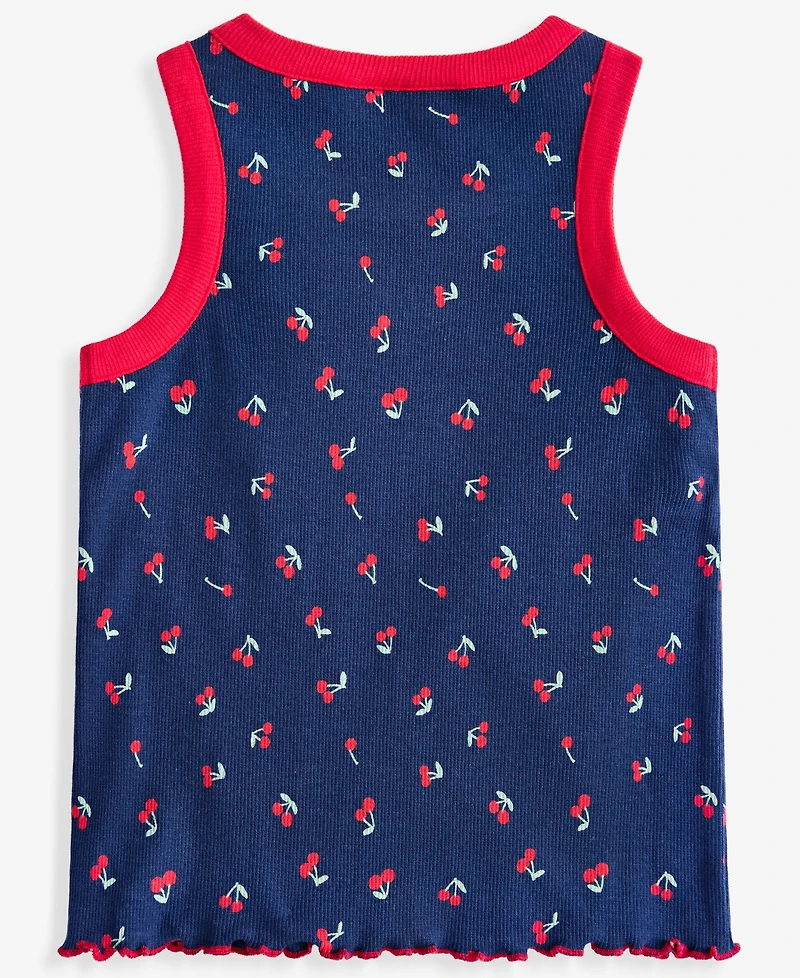 Epic Threads Girls' Xs-xl Cherry-Print Tank Top, Macy's Exclusive