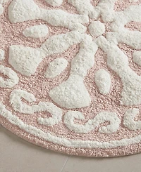 Madison Park Casablanca Tufted Cotton Bath Rug, 25" Round