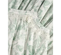 Scotch & Soda Girls' 7-16 Floral-Print Lace-Trim Sleeveless Dress