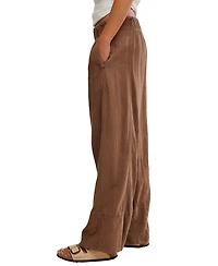 Free People Women's Mid-Rise Wide-Leg Pants