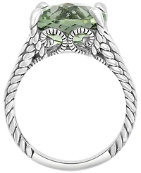 Effy Collection Green Amethyst Ring (5-3/8 ct. t.w.) in Sterling Silver
