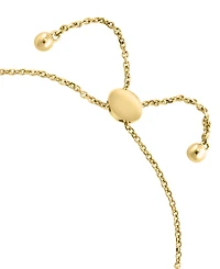 Effy Collection Malachite, Onyx & Diamond (1/10 ct. t.w.) Bracelet in 14k Yellow Gold