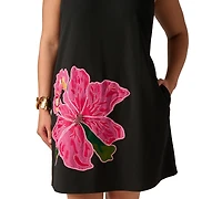 Adrianna Plus Crewneck Mini Dress