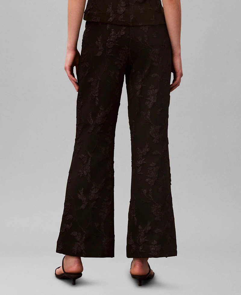 Calvin Klein Women's Floral Straight Leg Pants