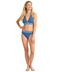 Tommy Bahama Women's V-Neck Printed Swim Top