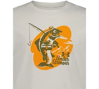 Under Armour Big Boys' Trout Fishing Crewneck T-Shirt