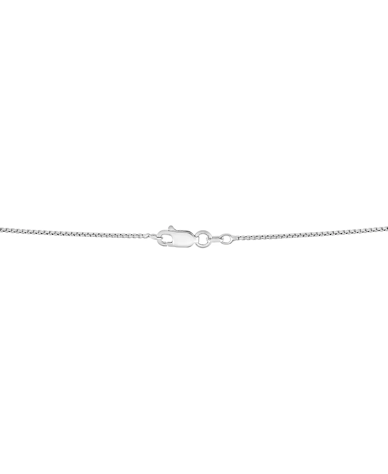 Macy's Men's Diamond Cross Pendant Necklace (1/4 ct. t.w.) in Sterling Silver