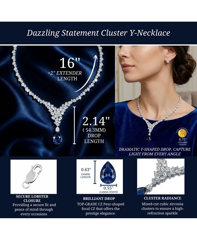 White Gold Plated And 14k Cubic Zirconia 3MM Tennis Necklace