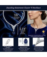 White Gold Plated And 14k Cubic Zirconia 3MM Tennis Necklace