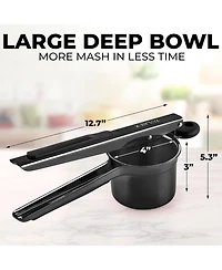 Zulay Kitchen Potato Ricer with 3 Interchangeable Discs