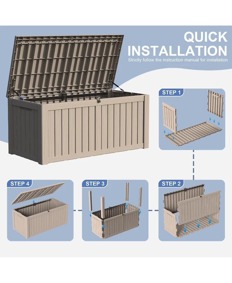 Decksplore 120 Gallon deck box