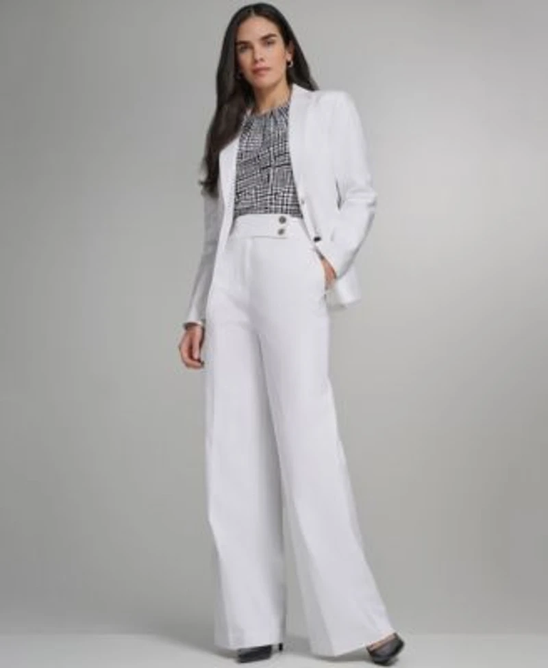 Calvin Klein Petite Two Button Jacket Modern Fit Pants