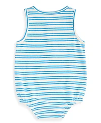 First Impressions Baby Boys' 0M-24M Crab Henley Cotton Sunsuit, Macy's Exclusive