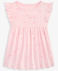First Impressions Baby Girls' 0M-24M Palm Tree-Print Dress, Macy's Exclusive