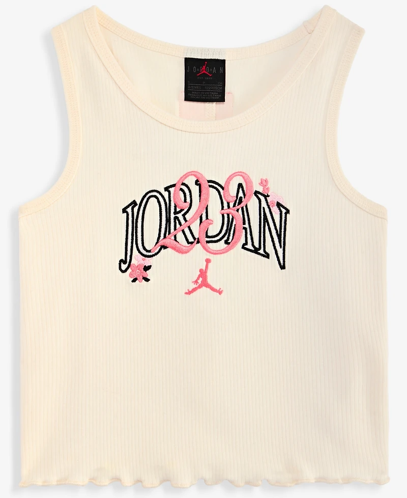 Jordan Girls' 7-16 Flower of Friendship Scoop Neck Tank Top