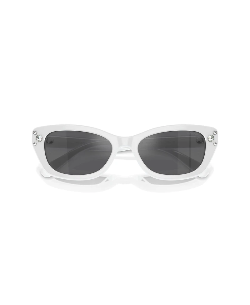 Swarovski Women's Rectangle Sunglasses, SK6019