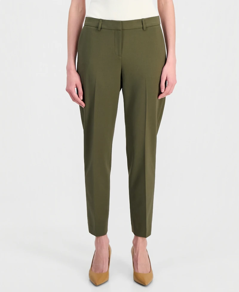 Tahari Asl Women's Shannon Straight-Leg Ankle Pants