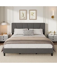 gaomon King Size Bed Frame with Headboard