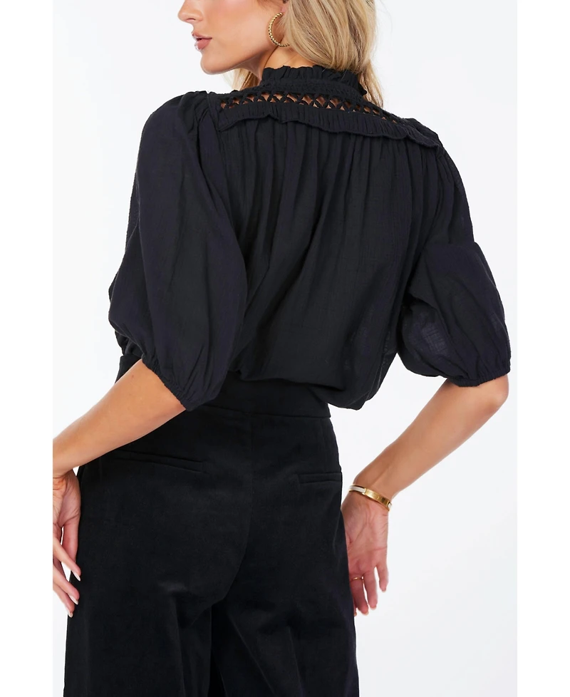 Bishop + Young Women's Bishop + Young Chelsea Detail Blouse