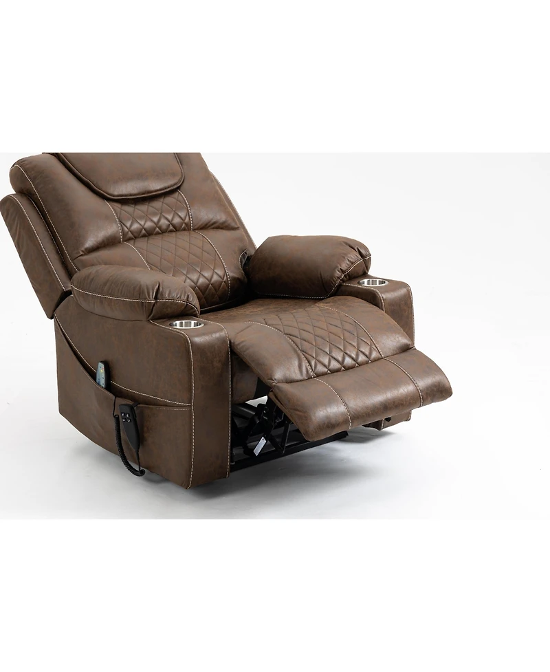 Clihome Lounge chair lift chair relaxes sofa chair sitting room furniture sitting room power supply elderly electric lounge chair